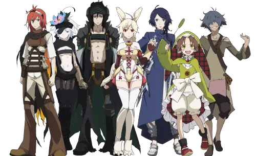 Karakter-karakter dalam anime Rokka no Yuusha