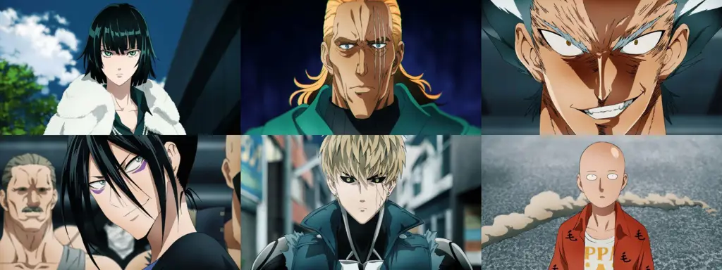 Para pahlawan kelas-S beraksi dalam One Punch Man Season 2 Episode 5