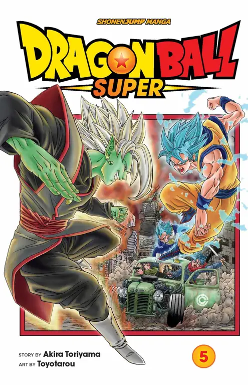 Gambar karakter utama Dragon Ball Super