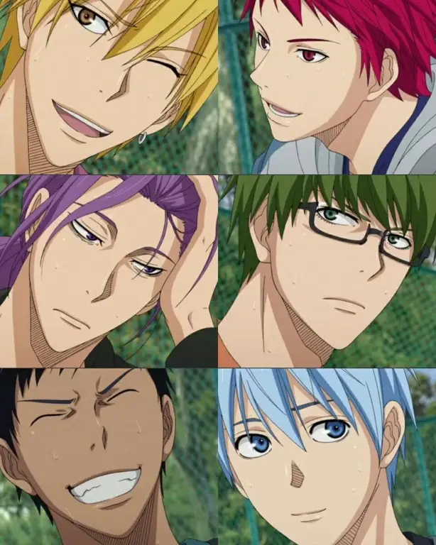 Gambar para karakter Kuroko no Basket