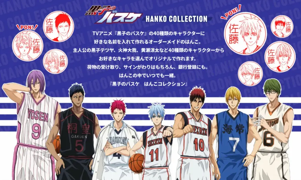 Karakter-karakter utama dalam Kuroko no Basket