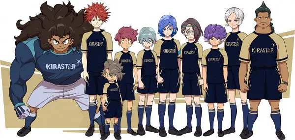 Gambar para pemain Inazuma Eleven Ares no Tenbin