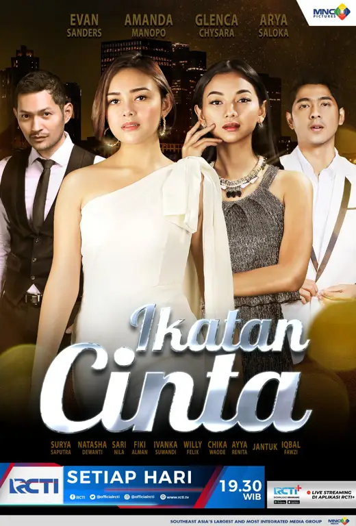 Foto para pemain utama sinetron Ikatan Cinta