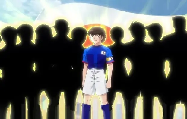 Gambar yang menampilkan para karakter utama di arc Junior Youth Captain Tsubasa