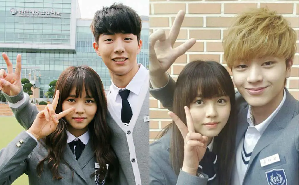 Gambar para karakter dalam drama Who Are You School 2015