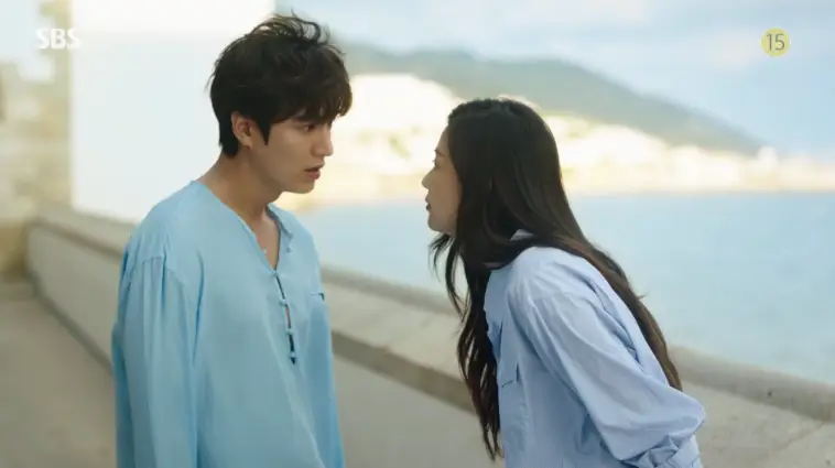 Foto Jun Ji-hyun dan Lee Min-ho, pemeran utama Legend of the Blue Sea