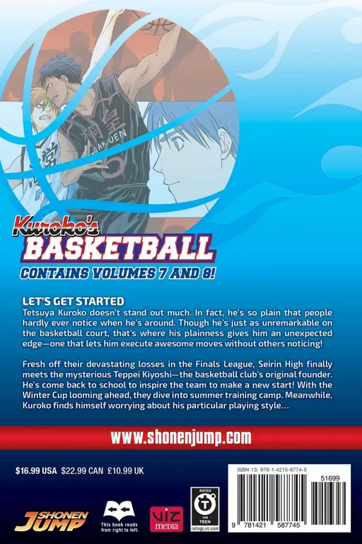 Gambar karakter-karakter utama dalam Kuroko's Basketball