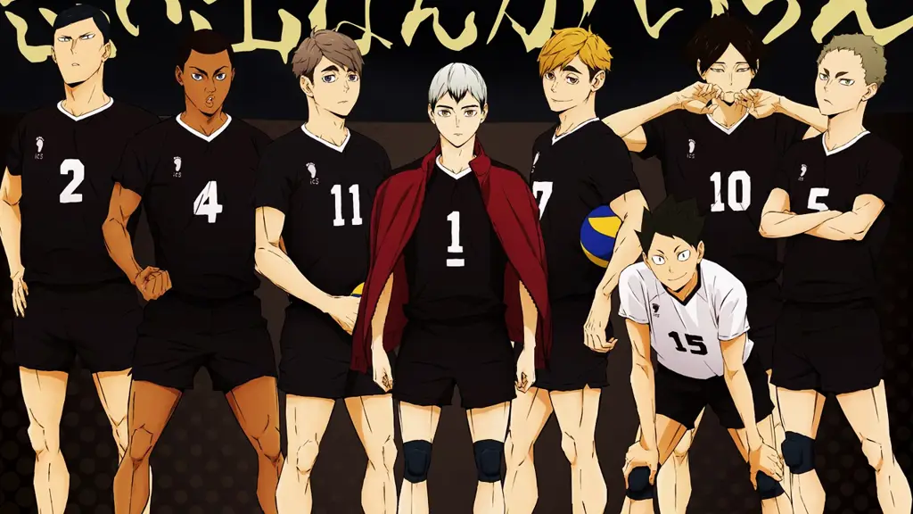 Gambar karakter-karakter utama Haikyuu!!