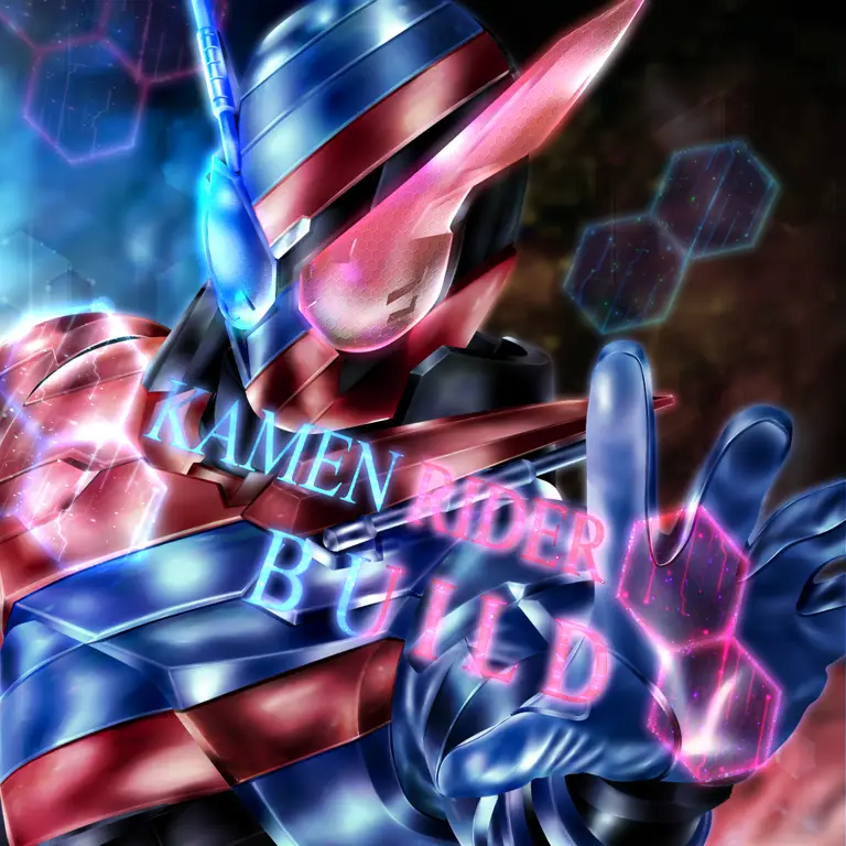 Gambar para karakter utama Kamen Rider Build