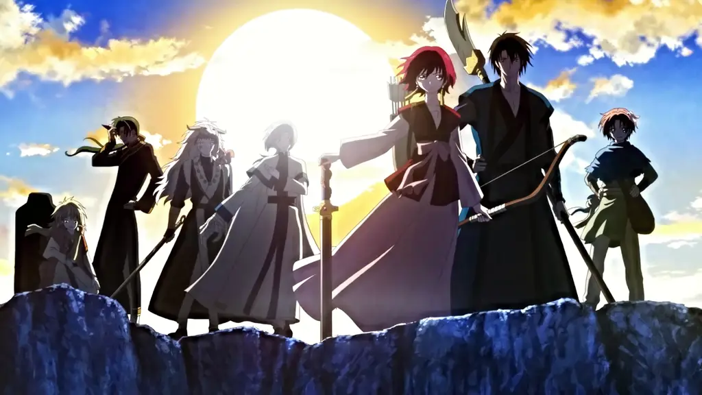 Karakter-karakter utama dalam anime Yona of the Dawn