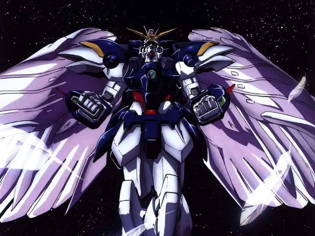 Gambar karakter-karakter utama Gundam Wing