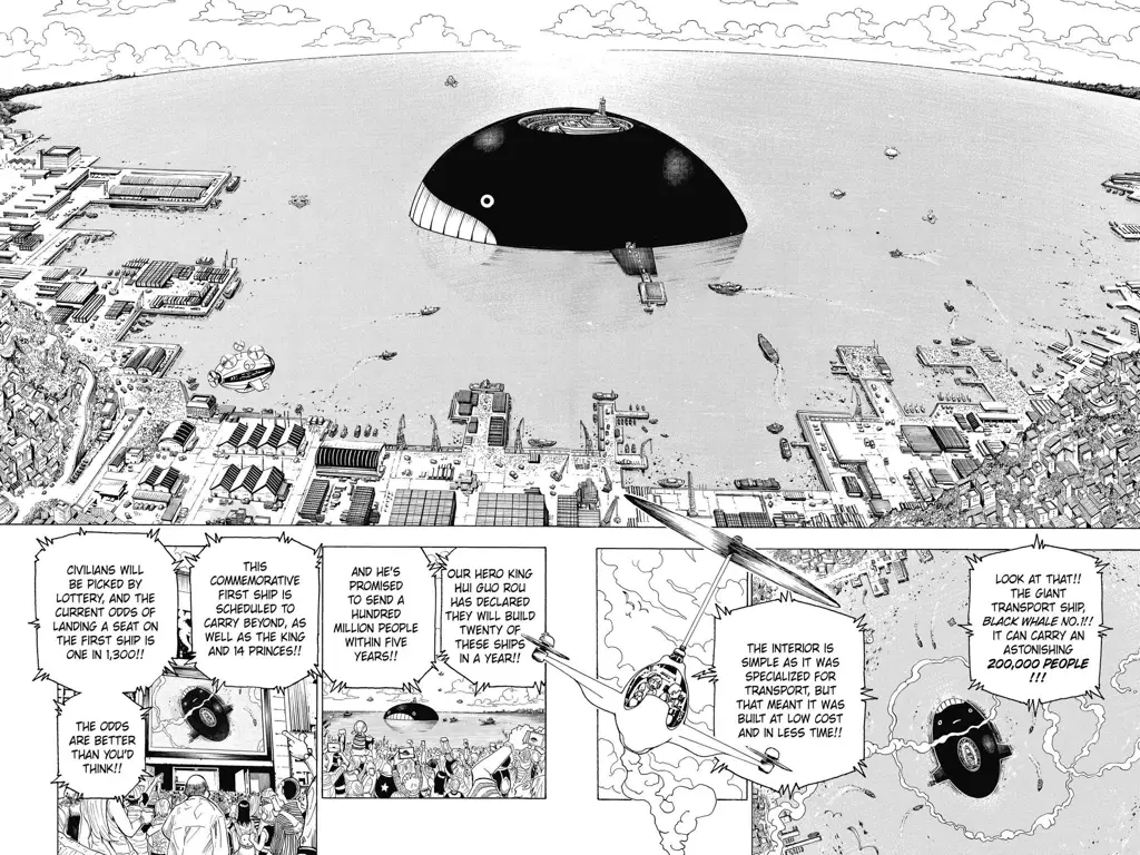 Para anggota ekspedisi Benua Gelap dalam Hunter x Hunter