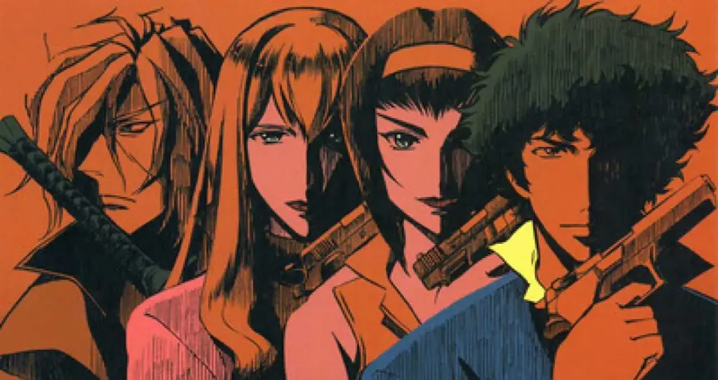 Gambar para karakter Cowboy Bebop