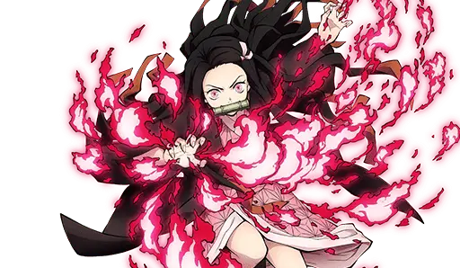 Gambar karakter-karakter Kimetsu no Yaiba berkumpul