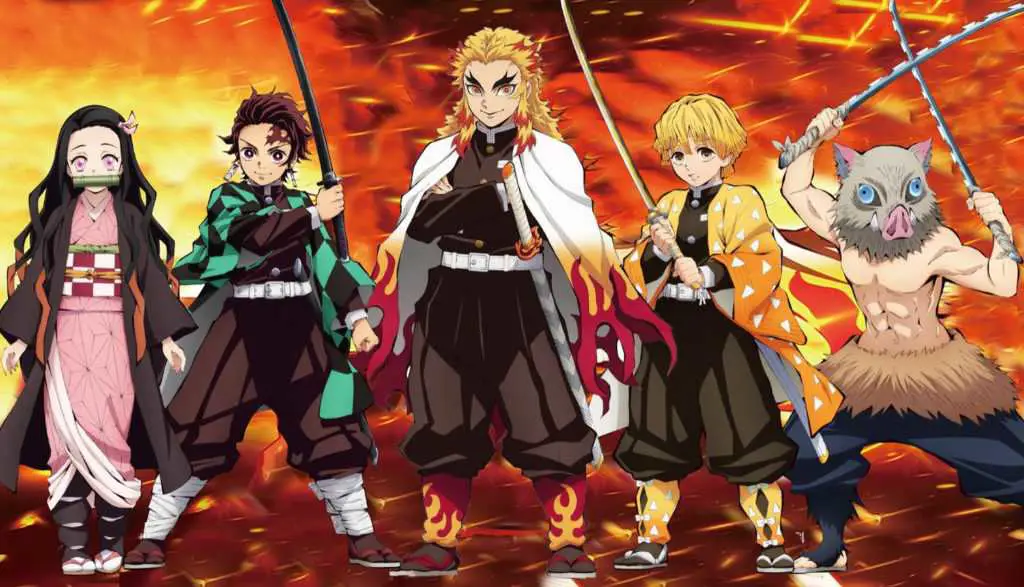 Para Pemburu Iblis Gambar para karakter Demon Slayer