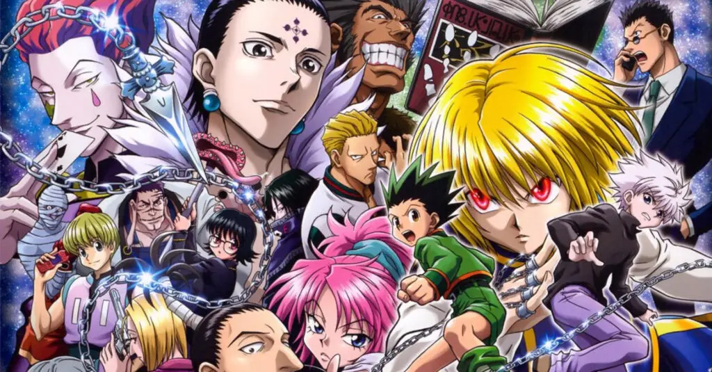 Gambar para karakter utama Hunter x Hunter