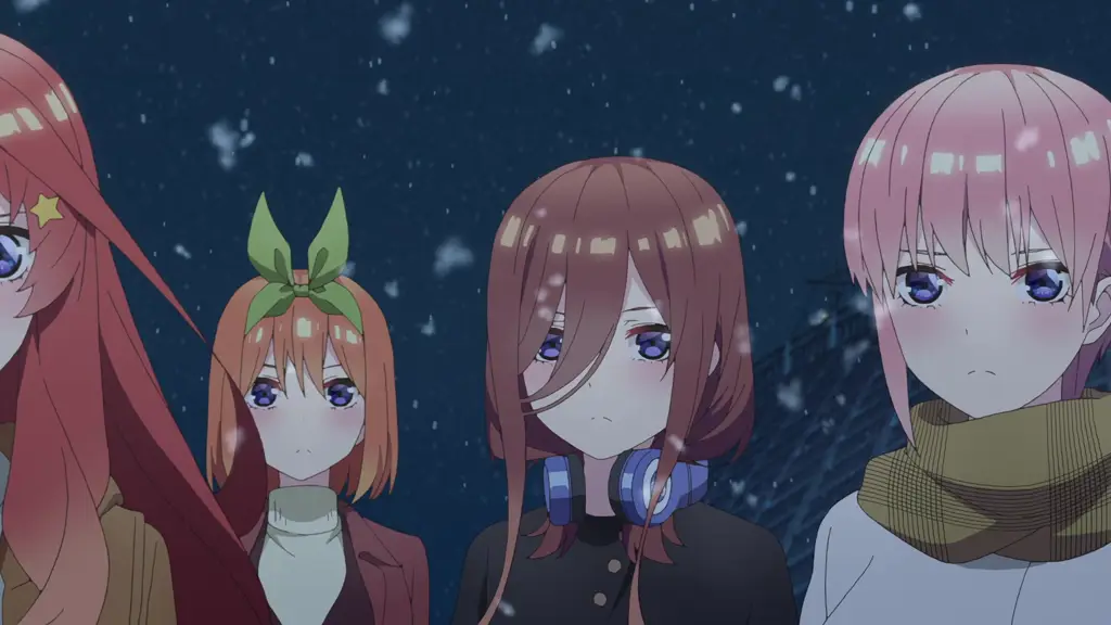 Reaksi penonton terhadap Gotoubun no Hanayome Season 2 Episode 11