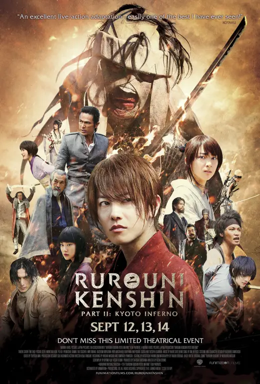 Foto para pengisi suara Inggris Rurouni Kenshin