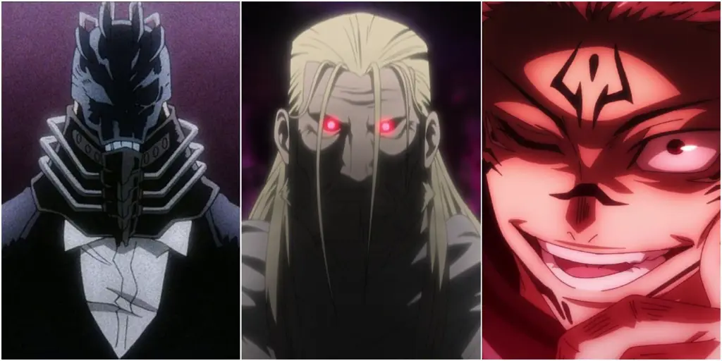 Para Penjahat Anime yang Menarik Penjahat anime