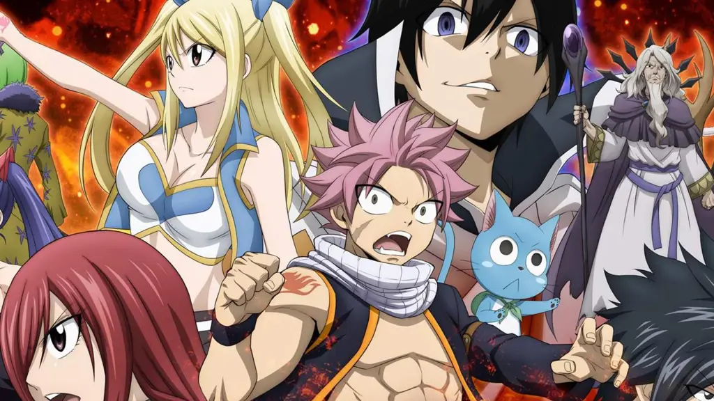 Para Penyihir Fairy Tail Gambar para karakter Fairy Tail dalam season 5