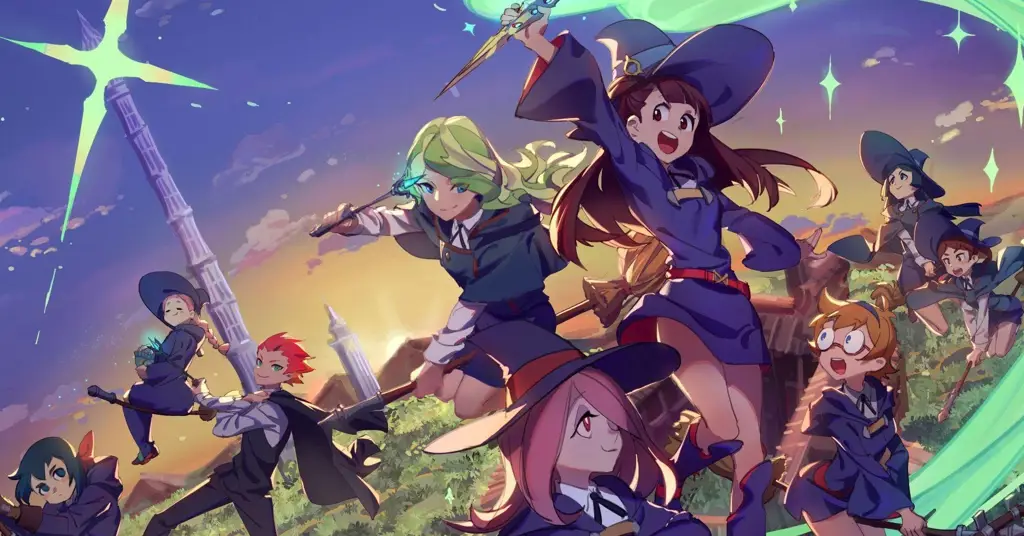 Karakter-karakter utama di anime Little Witch Academia