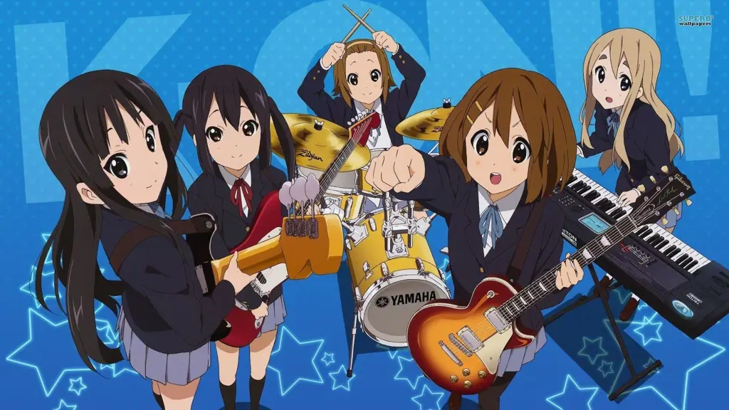 Gambar para karakter K-On!