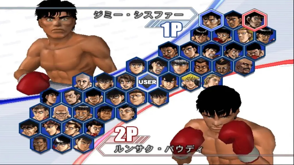 Gambar karakter-karakter utama dalam anime Hajime no Ippo