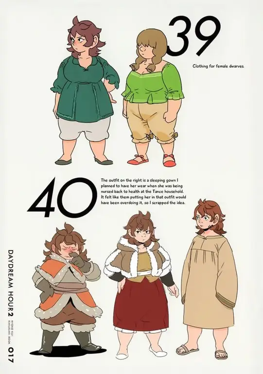 Gambar para karakter utama dalam Manga Dungeon Meshi