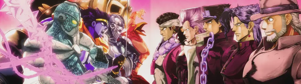 Karakter-karakter utama di JoJo's Bizarre Adventure Stardust Crusaders