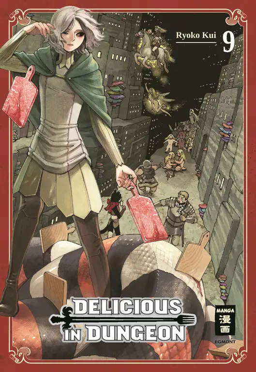 Gambar para karakter dalam Delicious in Dungeon