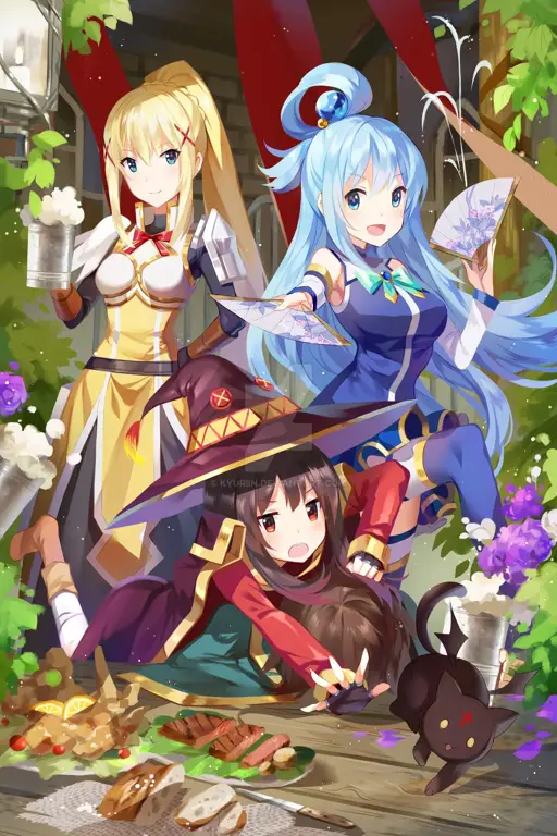 Karakter-karakter utama dalam KonoSuba