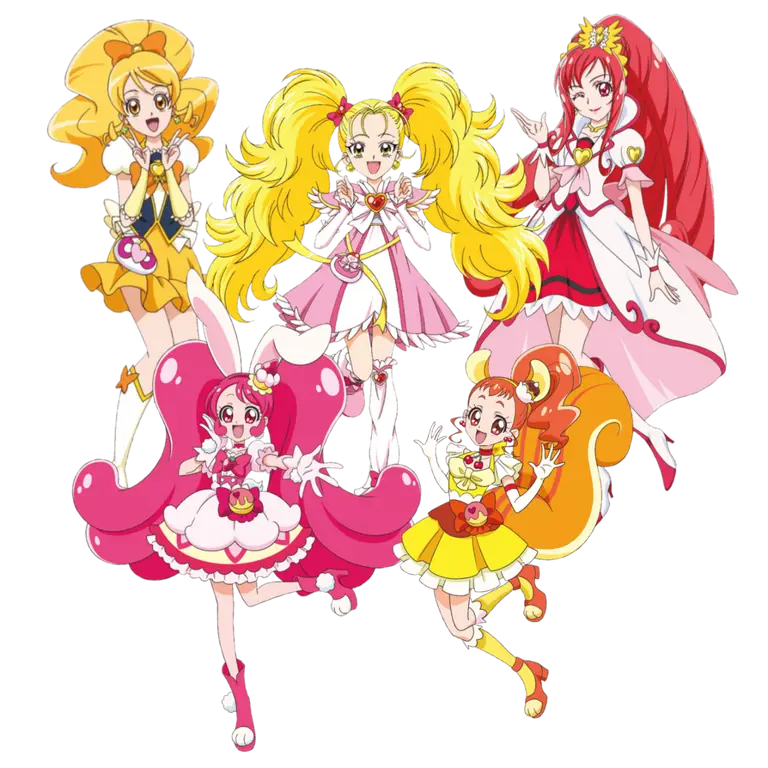 Gambar grup karakter Precure