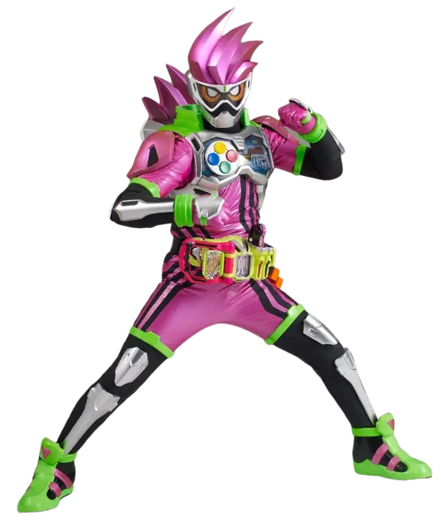 Gambar para karakter utama Kamen Rider Ex-Aid