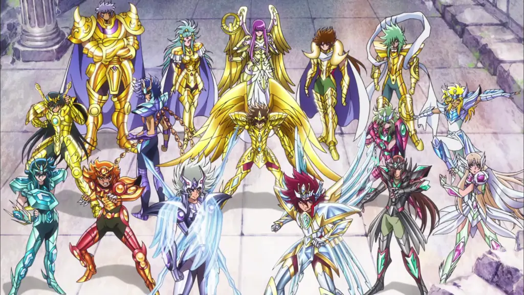 Gambar semua karakter Saint Seiya