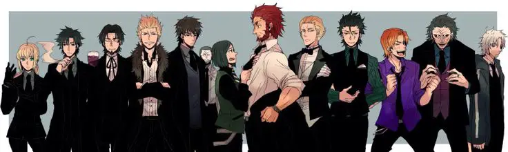 Gambar para Servant dalam Fate Zero