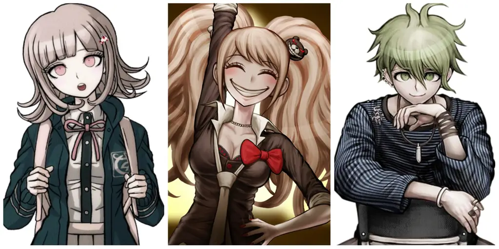 Gambar sekelompok karakter Danganronpa