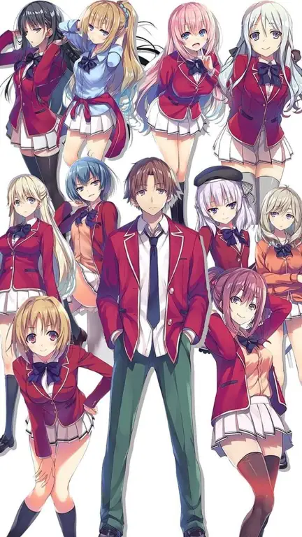 Karakter-karakter utama dalam anime Classroom of the Elite