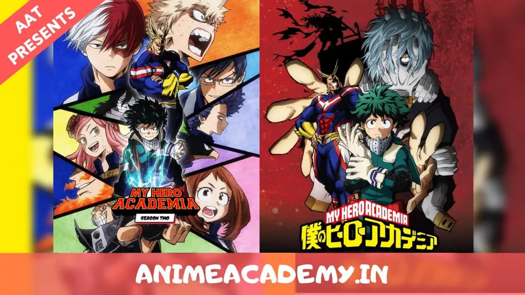 Gambar promosi My Hero Academia season 2 yang menampilkan Deku dan teman-temannya