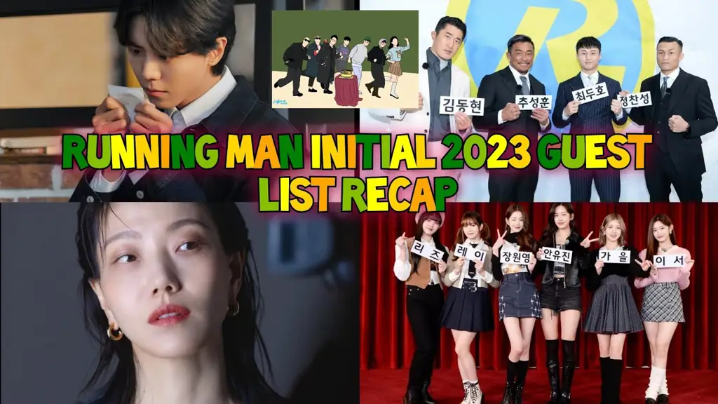 Tamu bintang yang hadir di Running Man episode 445