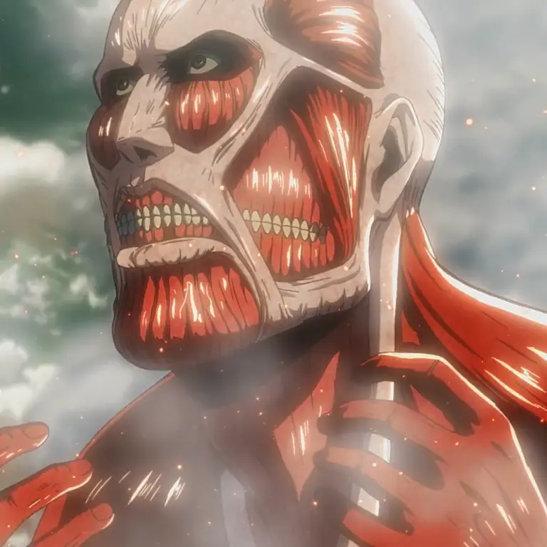 Titan mengerikan dalam Attack on Titan