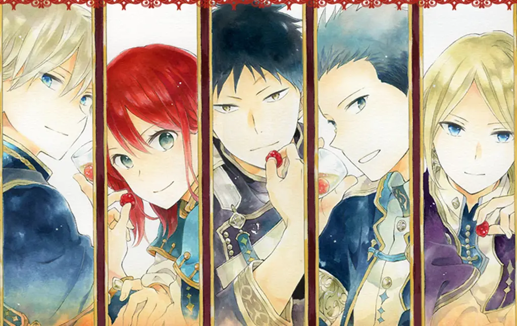 Karakter-karakter dalam Akagami no Shirayuki Hime