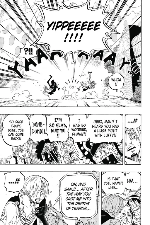 Karakter-karakter One Piece di Chapter 857