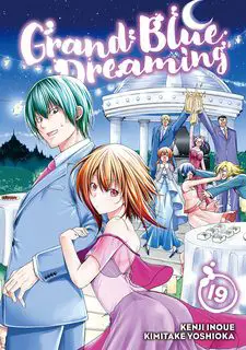 Gambar para karakter utama manga Grand Blue