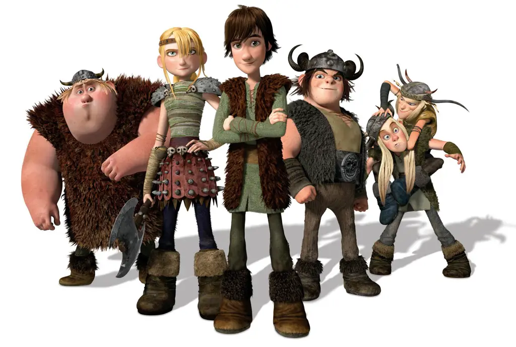 Karakter-karakter dalam film How to Train Your Dragon