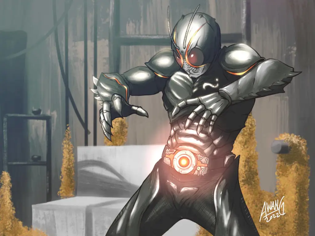 Gambar para karakter di Kamen Rider Black Sun