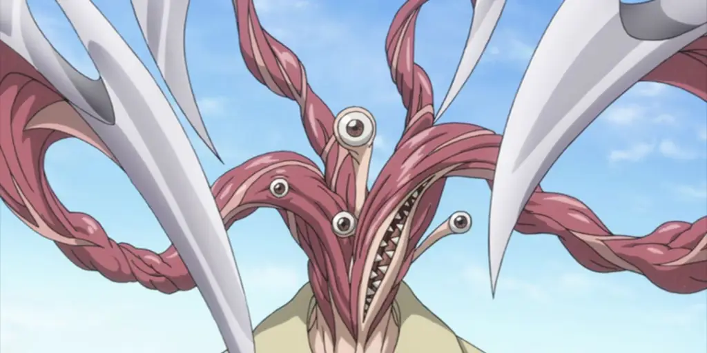 Adegan menegangkan dari anime Parasyte