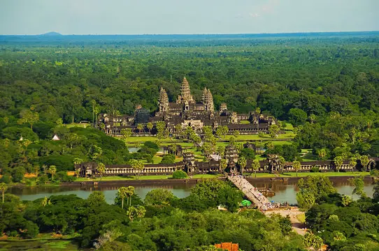 Foto wisatawan di Angkor Wat