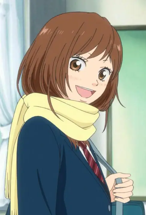 Futaba Yoshioka dan Kou Tanaka, karakter utama Ao Haru Ride