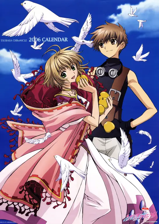 Gambar Sakura dan Syaoran dari Anime Tsubasa Reservoir Chronicle