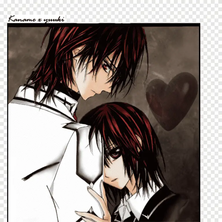 Kaname Kuran dan Yuki Cross dalam anime Vampire Knight